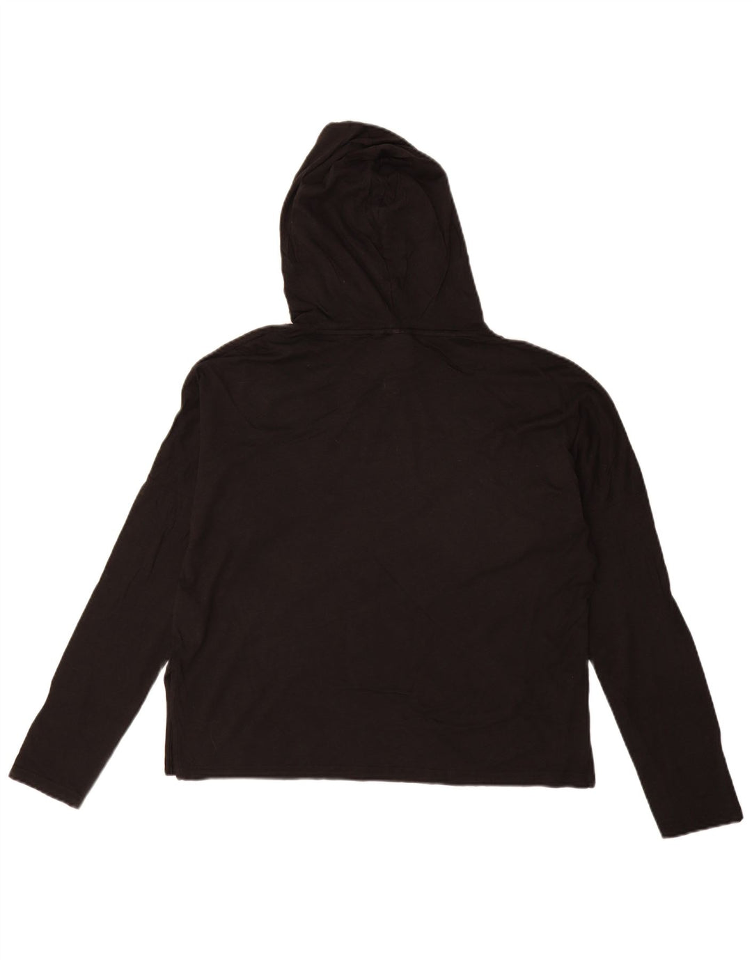 Tricou PUMA pentru femei, supradimensionat, cu glugă, cu mânecă lungă, UK 10, negru