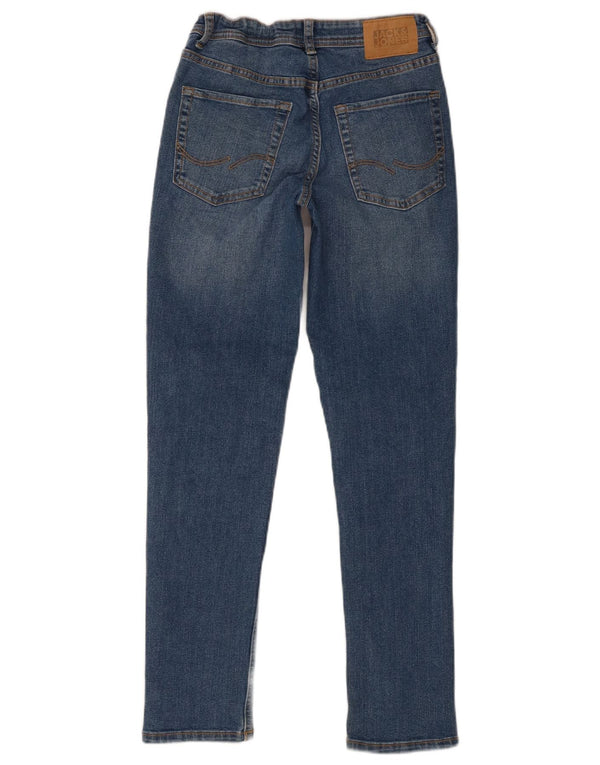 Jack & Jones Blugi GLENN Slim pentru baieti 12-13 ani W28 L28 albastru bumbac