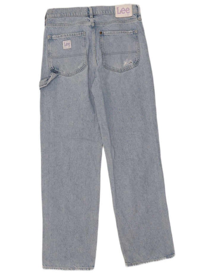 Lee Blugi Distressed drepte pentru femei EU 36 Mici L30 L30 Bumbac albastru