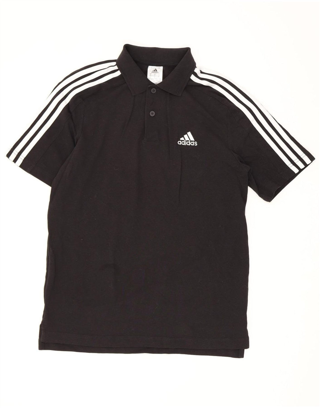 Tricou polo Adidas pentru bărbați, bumbac negru mic