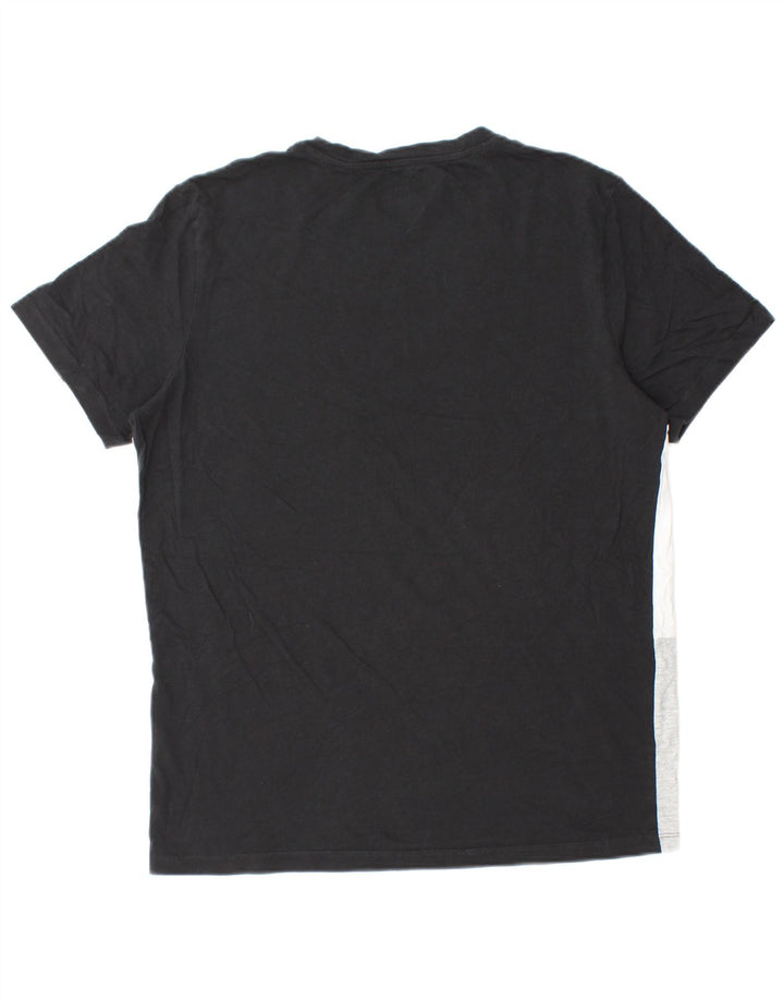 Tricou Jack & Jones pentru bărbați Top mare negru colorblock