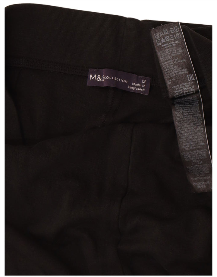 Leggings pentru femei Marks & Spencer UK 12 Medium Black Viscose