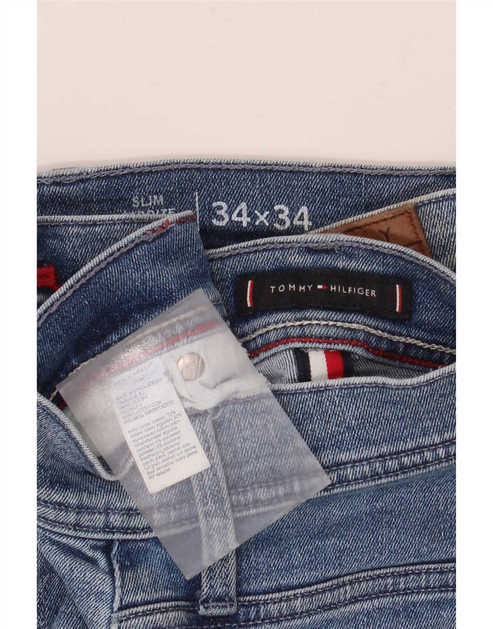 Blugi pentru bărbați Tommy Hilfiger Thavar Slim W34 L34 Bumbac albastru