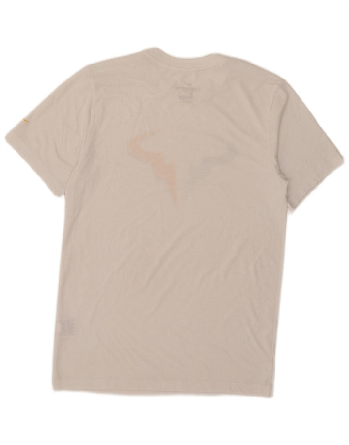 Tricou grafic Nike Dri Fit pentru bărbați Top mic poliester alb
