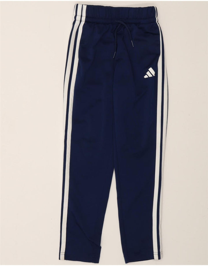 Pantaloni de trening Climacool ADIDAS pentru baieti 9-10 ani poliester bleumarin