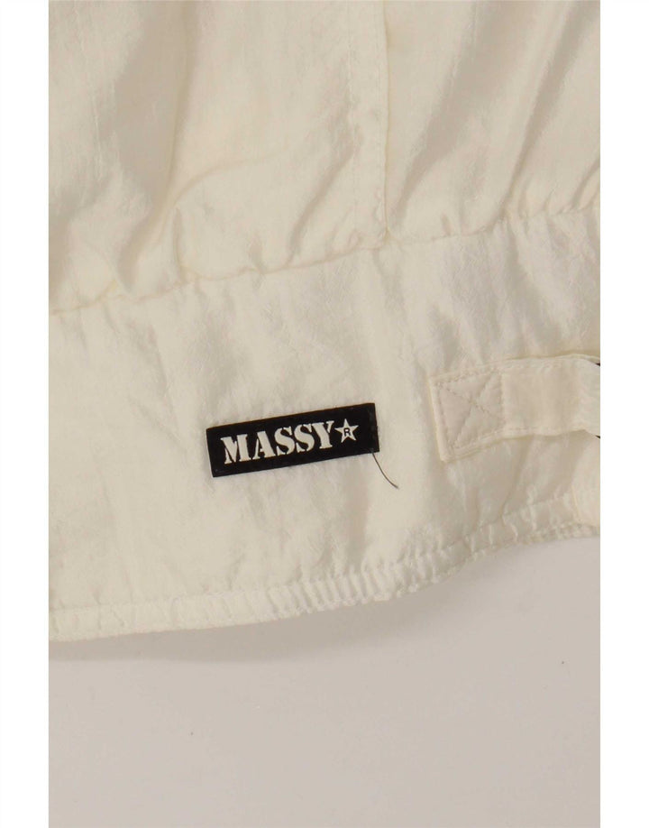Bomber vintage pentru femei UK 14 Large White