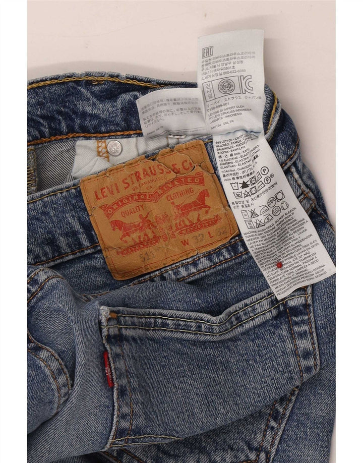 Blugi Levi's 511 Slim pentru bărbați W32 L32 Bumbac albastru
