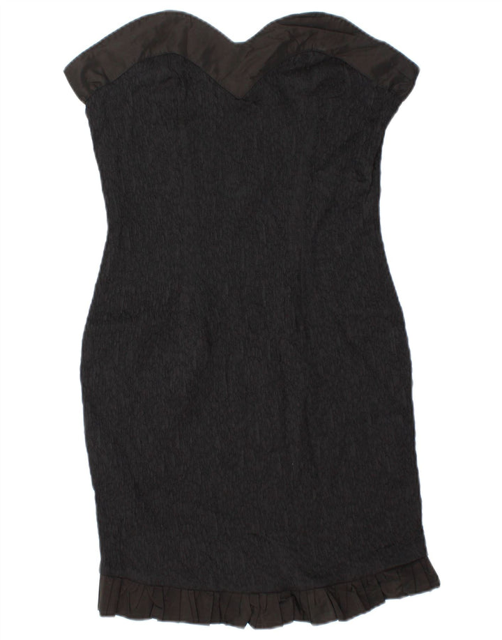 Mini rochie fără bretele pentru femei Aurelio Zepino IT 46 Large Black