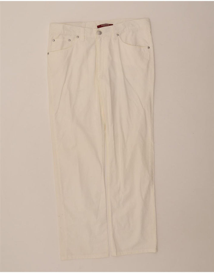 Pantaloni casual pentru bărbați Carrera 700, cu ajustare normală, mărimea 33, bumbac alb
