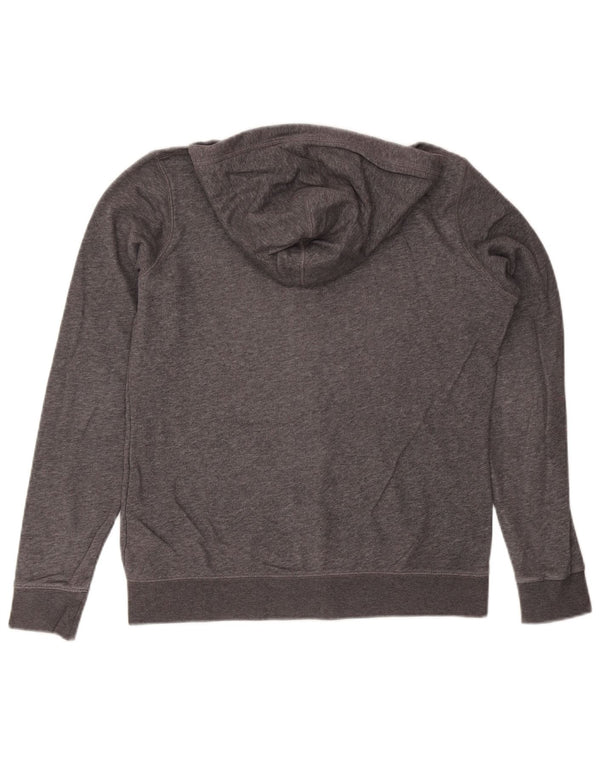 Pulover Nike pentru bărbați cu fermoar, bumbac mare, gri