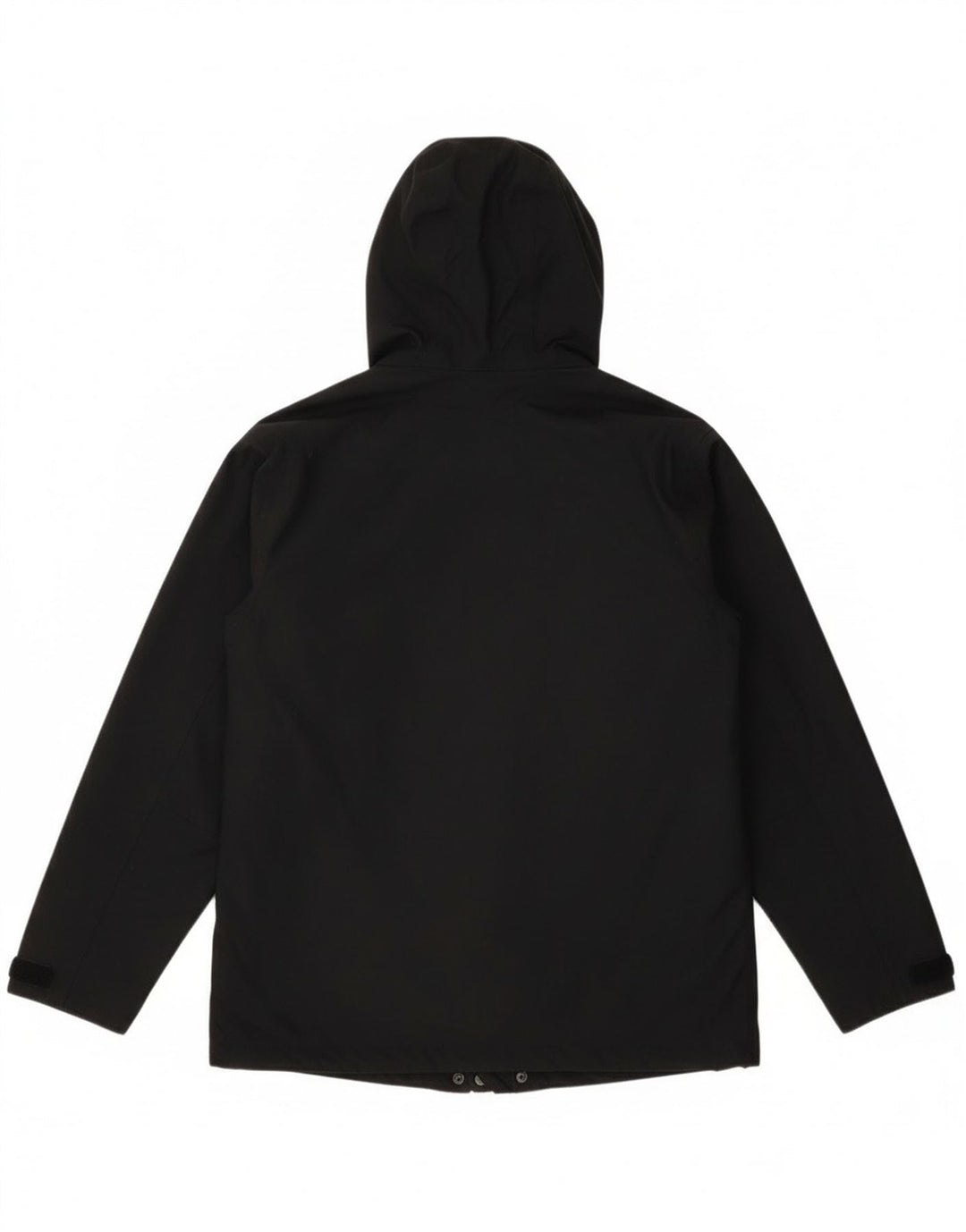 Jachetă de ploaie cu glugă supradimensionată pentru femei Berghaus UK 10 Nylon negru mic