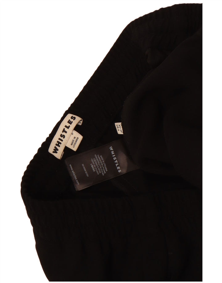Whistles Pantaloni de trening pentru femei Joggeri UK 10 Poliester negru mic
