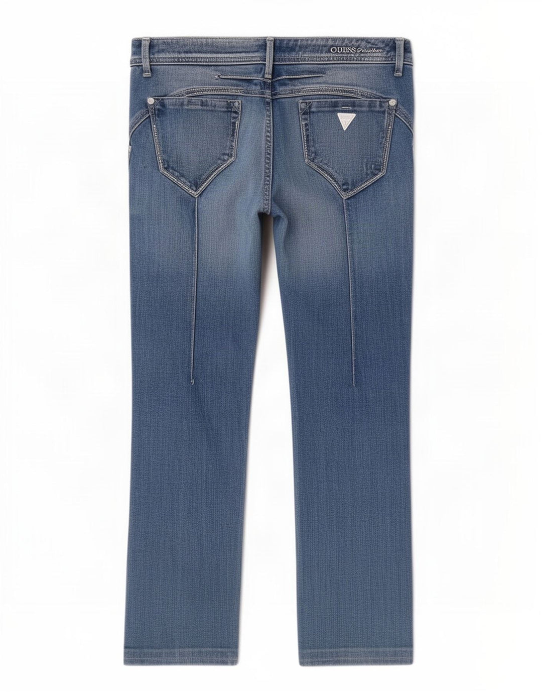 Blugi drepte pentru femei Guess W29 L27 Bumbac albastru