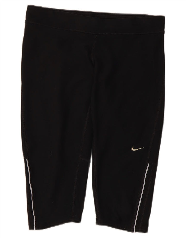 Leggings NIKE Dri Fit Capri pentru femei UK 12 Poliester mediu negru