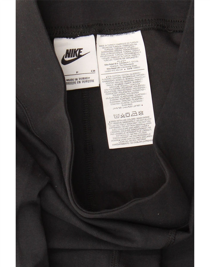 Leggings grafic Nike pentru femei UK 10 mic bumbac negru