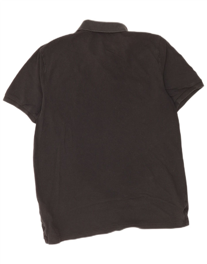 Tricou polo Nike pentru bărbați, bumbac mediu negru