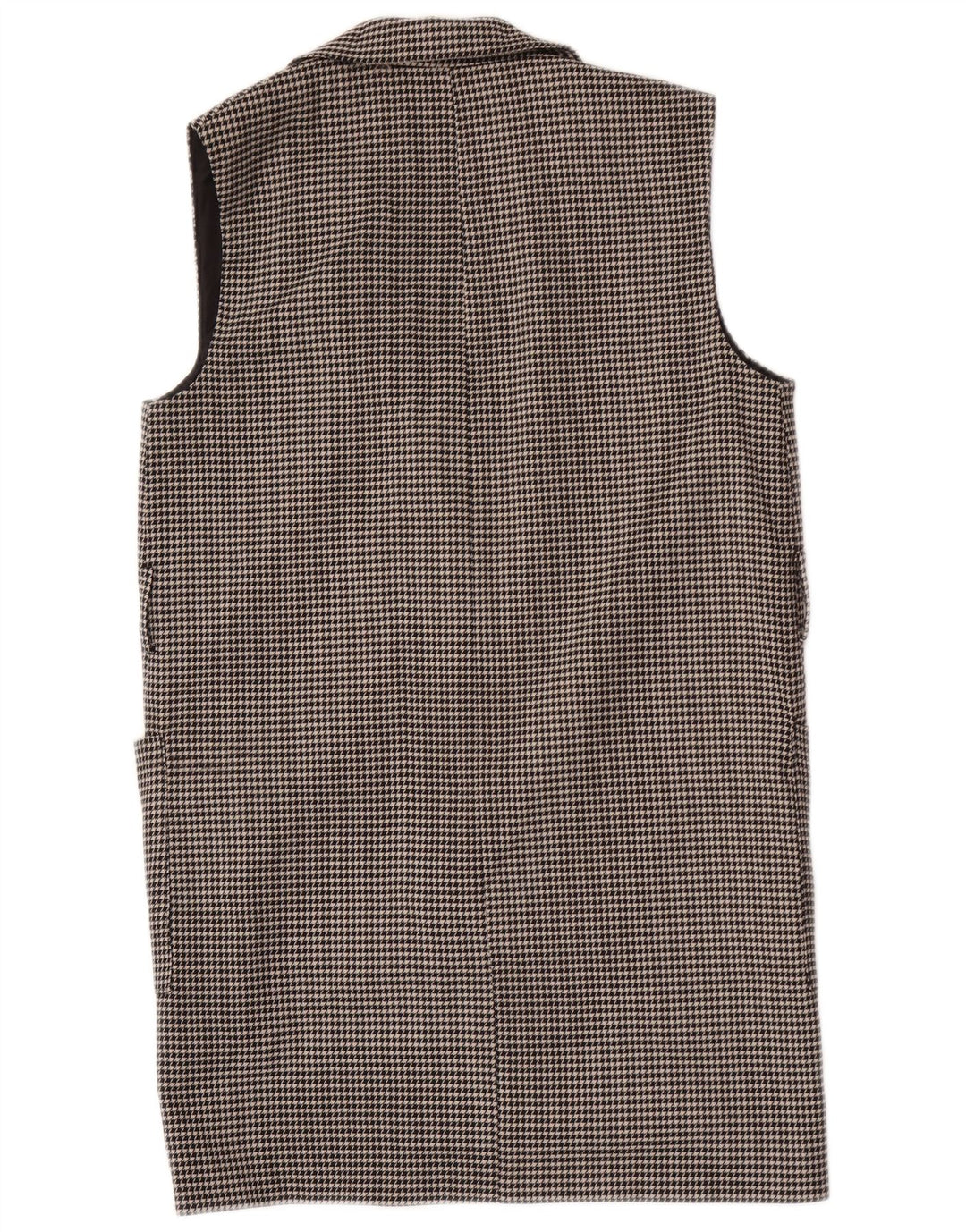 Gilet cu paragate supradimensionat pentru femei Zara UK 10 mic, negru, picioare de găină