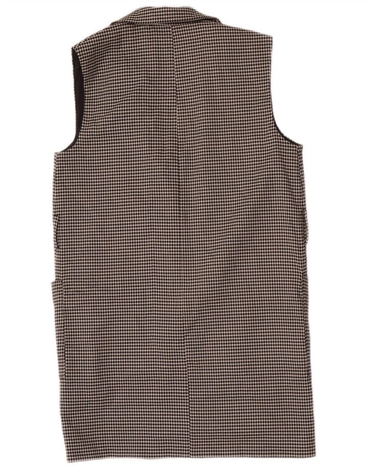 Gilet cu paragate supradimensionat pentru femei Zara UK 10 mic, negru, picioare de găină