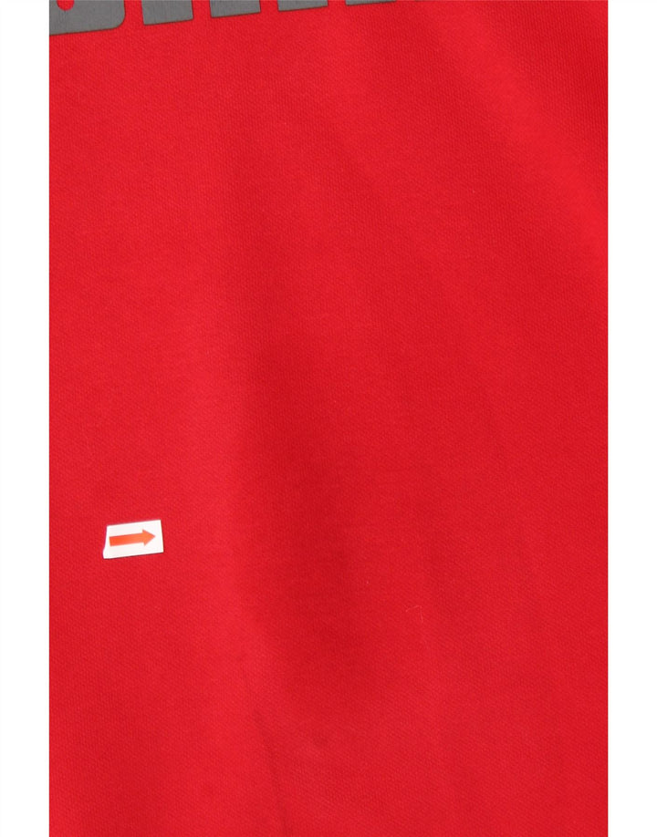 PUMA Mens Graphic Sweatshirt Jumper Large Red