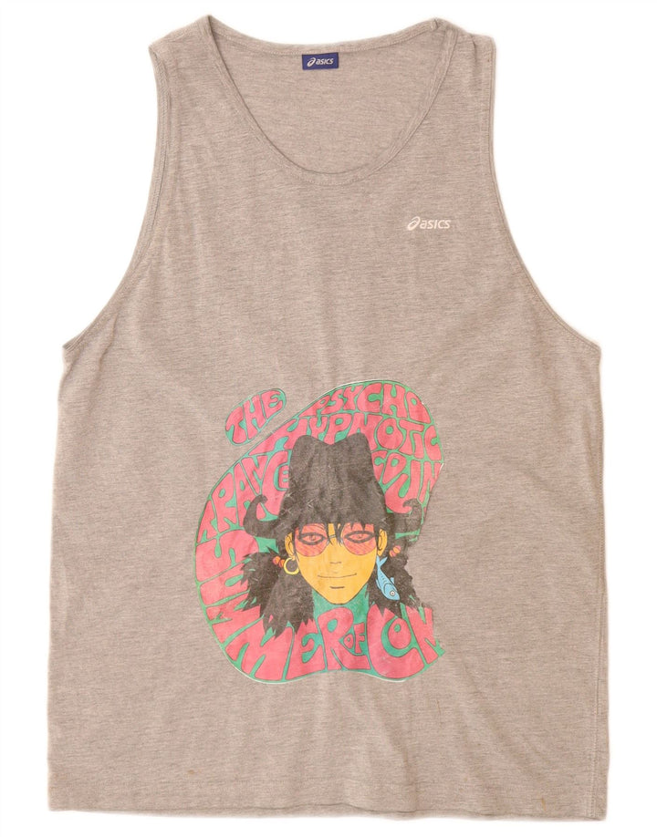 Vesta grafică ASICS pentru fete, 15-16 ani, XL, gri pete