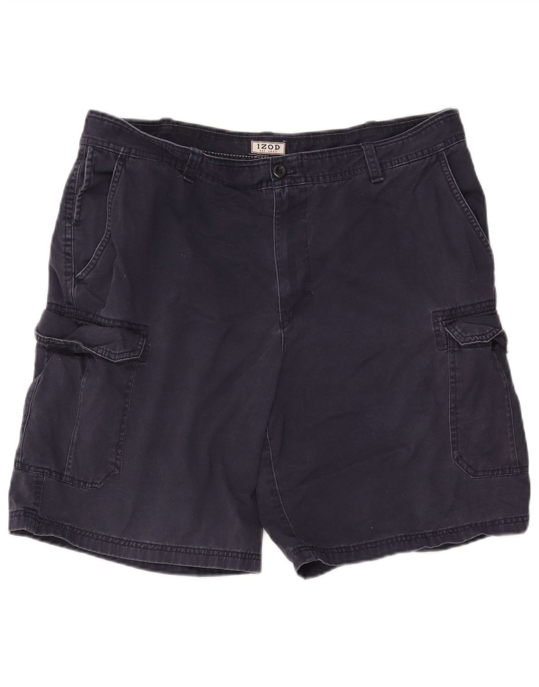 Pantaloni scurți cargo pentru bărbați Izod W38 XL, bumbac bleumarin