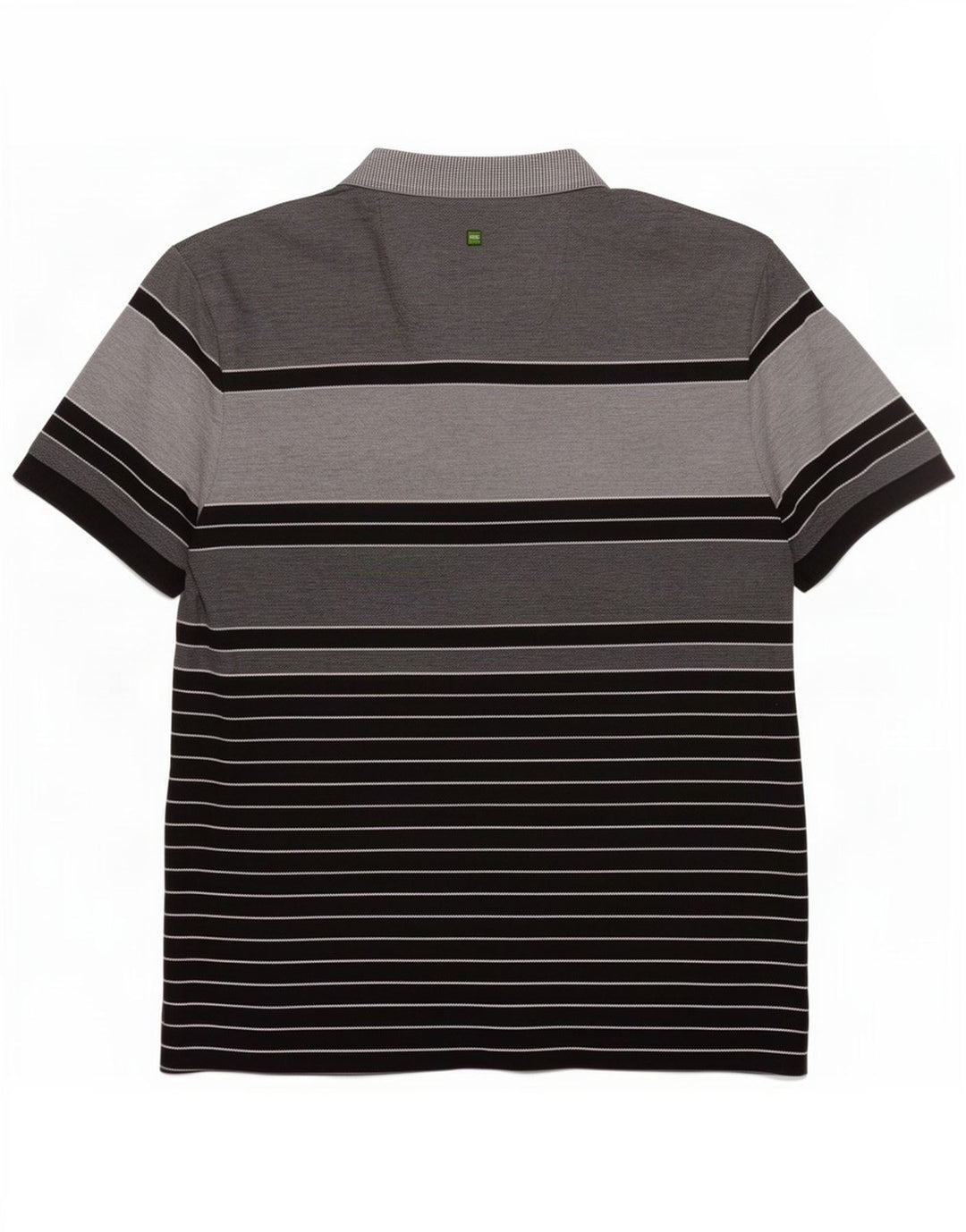 Tricou polo pentru bărbați Hugo Boss, bumbac cu dungi gri mari