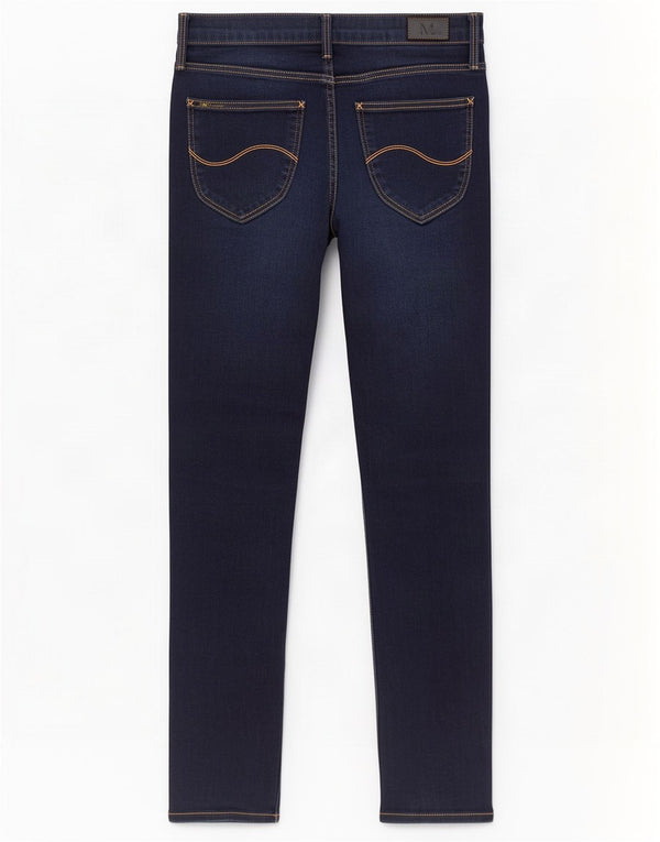 Blugi Lee Scarlett Super Skinny pentru femei L27 L27 Bumbac bleumarin