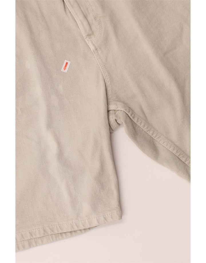 ZARA Mens Denim Shorts EU 44 Large W34  Beige Cotton Vintage Zara and Second-Hand Zara from Messina Hembry 