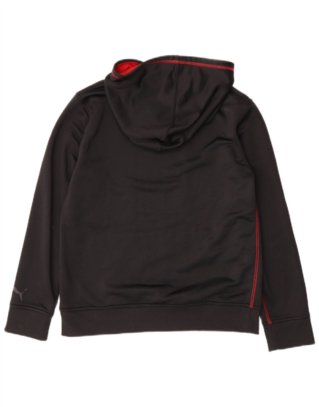 Pulover Puma pentru băieți grafic 14-15 ani, mare, negru, poliester