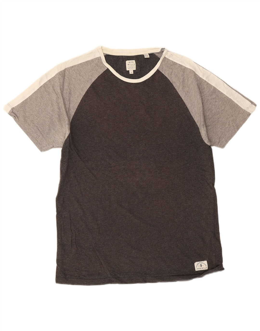 Tricou Jack Wills pentru bărbați Top mediu negru din bumbac color bloc