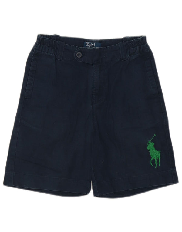Pantaloni scurți chino Polo Ralph Lauren pentru băieți 6-7 ani W24 bumbac bleumarin