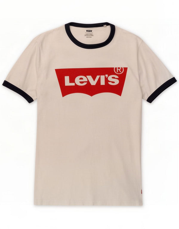T-shirt grafic pentru bărbați Levi's Top XS Bumbac alb