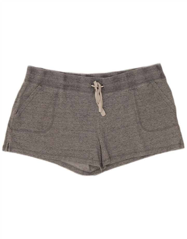 EDDIE BAUER Pantaloni scurti sport pentru femei UK 18 XL, bumbac cu pete gri