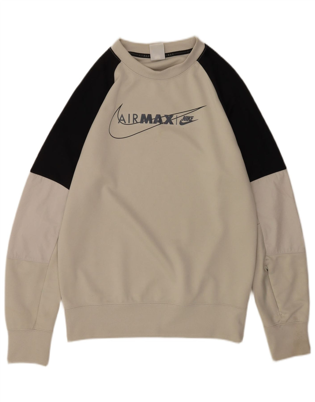 Hanorac grafic pentru bărbați Nike Pulover mic, gri, poliester color bloc