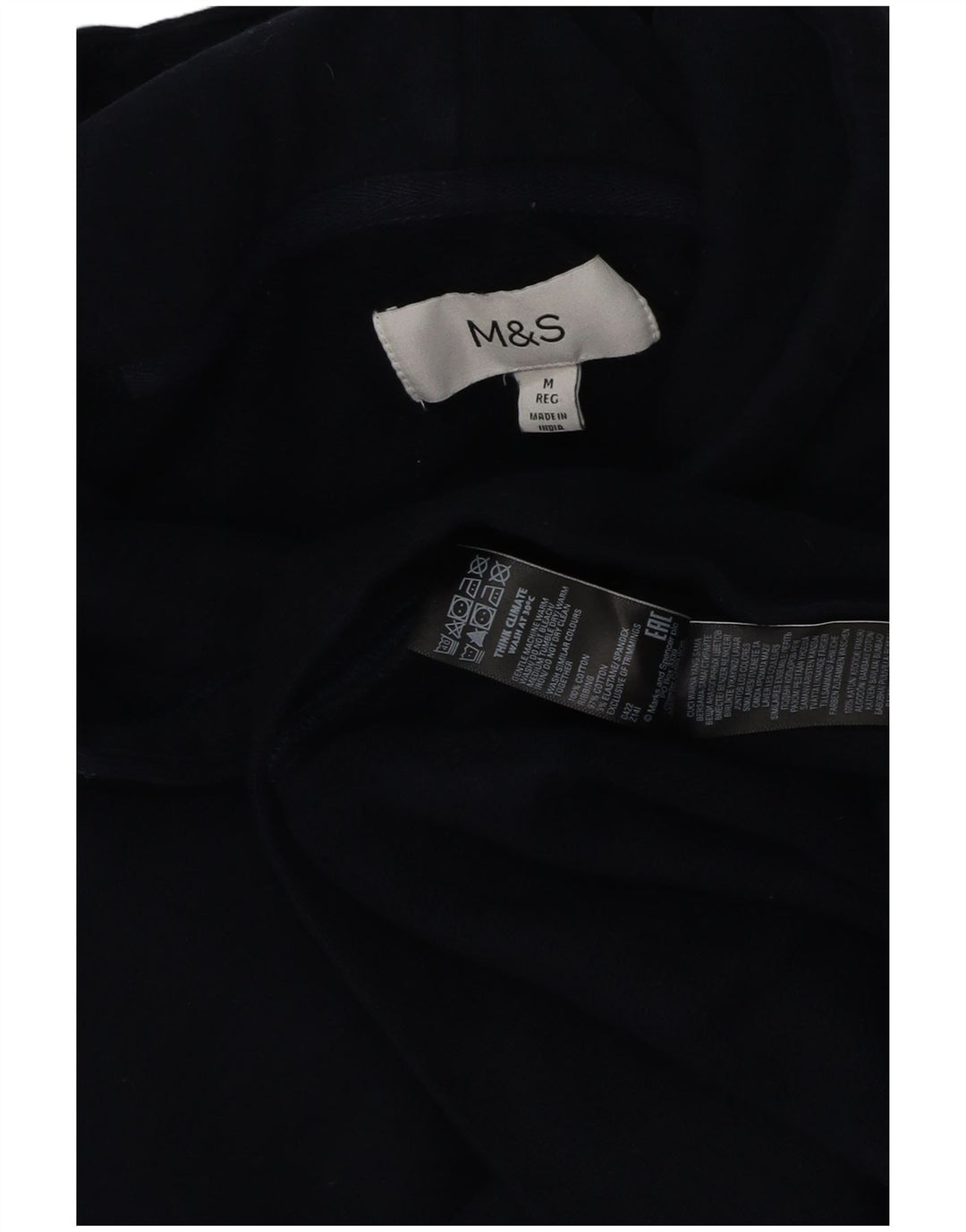 Pulover pentru femei Marks & Spencer, bumbac, albastru bleumarin
