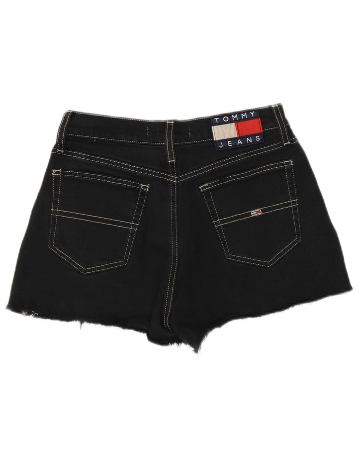 Pantaloni scurți din denim pentru femei Tommy Hilfiger W26 Small Black