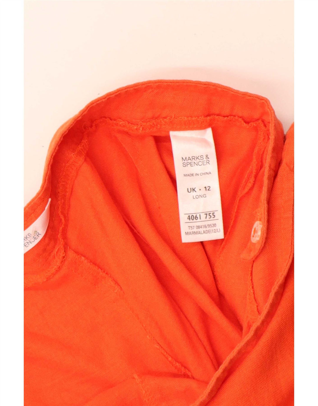 Pantaloni Capri pentru femei Marks & Spencer UK 12 Medium W30 L23 Portocaliu in