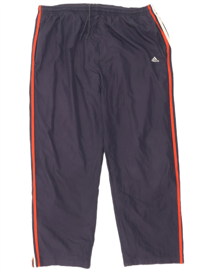 Pantaloni de trening pentru bărbați Adidas XL, poliester bleumarin