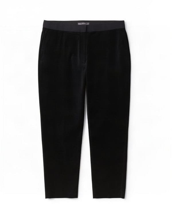 Pantaloni chino conici pentru femei Marks & Spencer UK 16 Large W36 L26 Negru