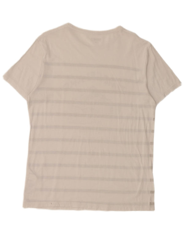 Tricou grafic Timberland Slim Fit pentru femeie, bumbac mediu cu dungi albe