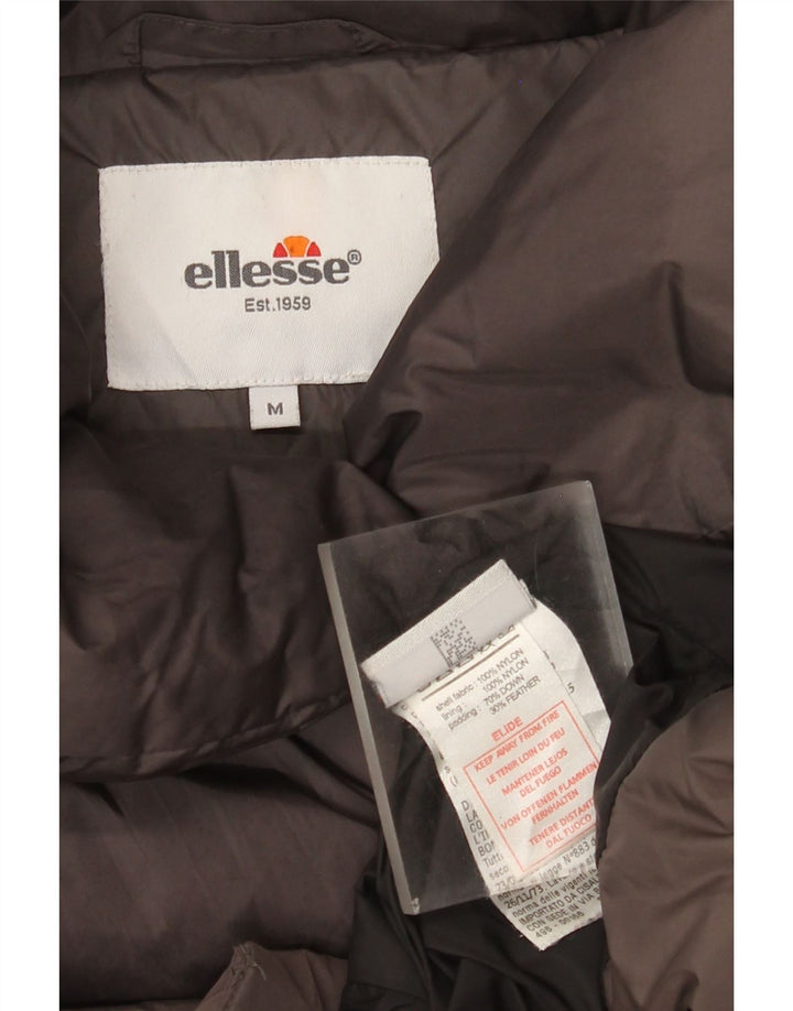 Jachetă căptușită pentru femei Ellesse UK 14, nailon gri mediu