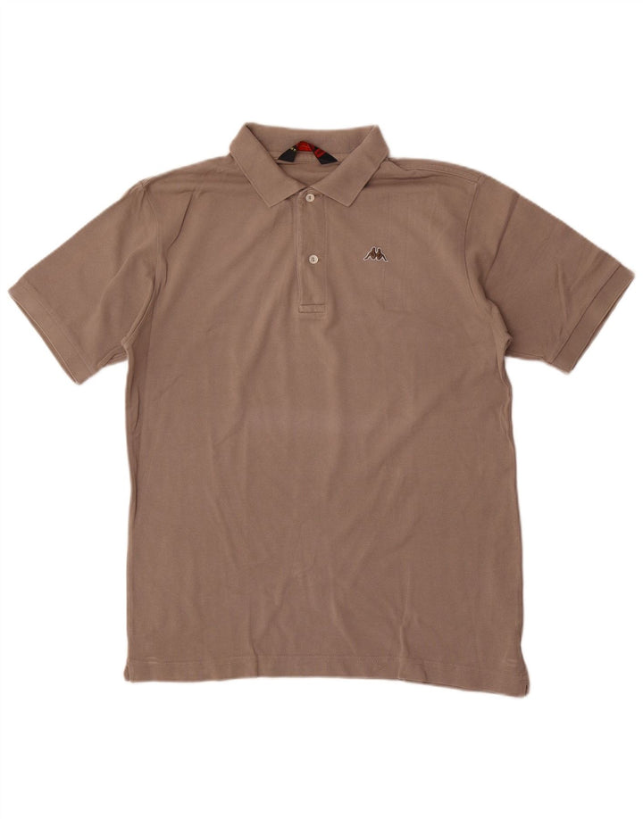 Tricou polo pentru bărbați Kappa, gri mediu