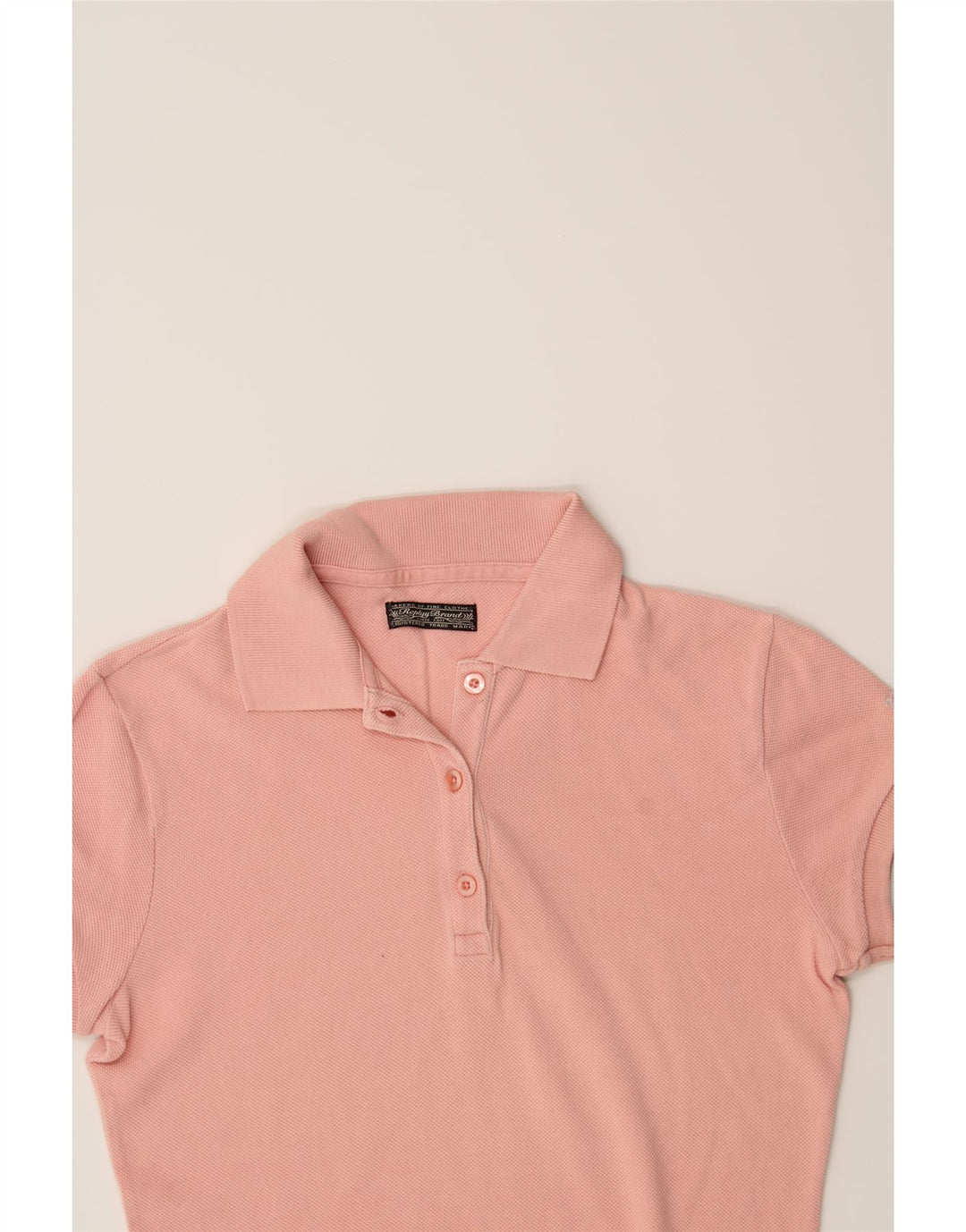 REPLAY Womens Polo Shirt UK 8 Small Pink Vintage Replay and Second-Hand Replay from Messina Hembry 