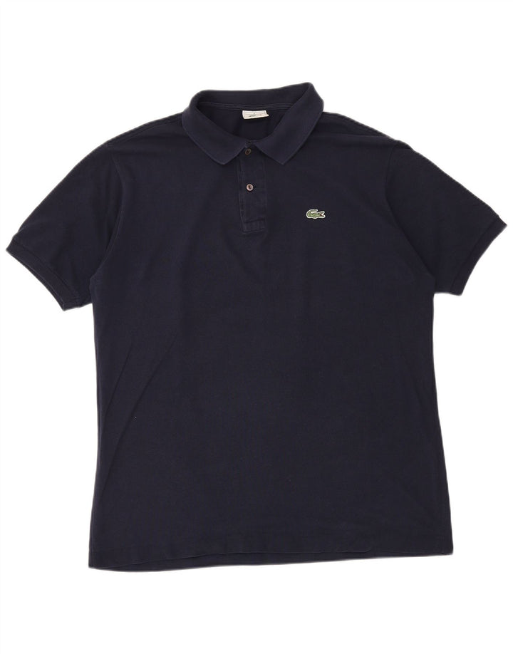 Tricou polo pentru bărbați LACOSTE Mărimea 6 XL Bleumarin