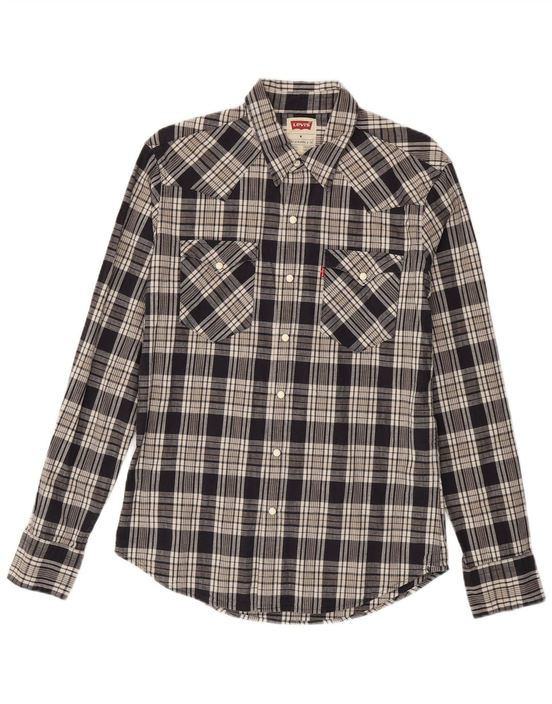 Cămașă pentru bărbați Levi's Medium Black Check Bumbac