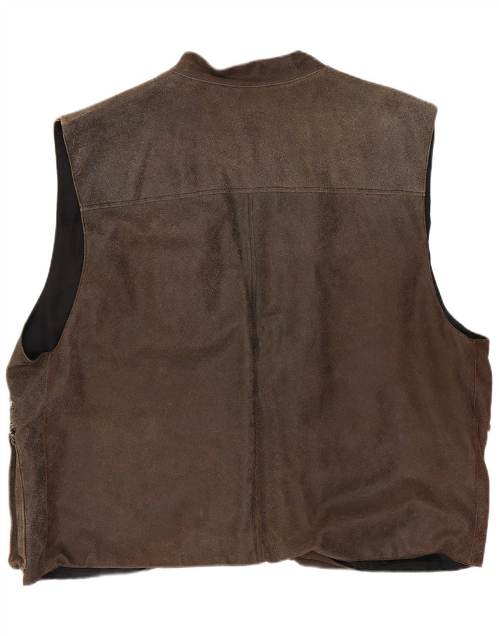 Gilet vintage pentru bărbați, UK 42 XL, maro