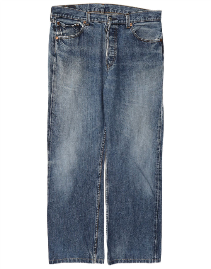 Blugi drepti pentru bărbați Levi's 501 W34 L30 albastru