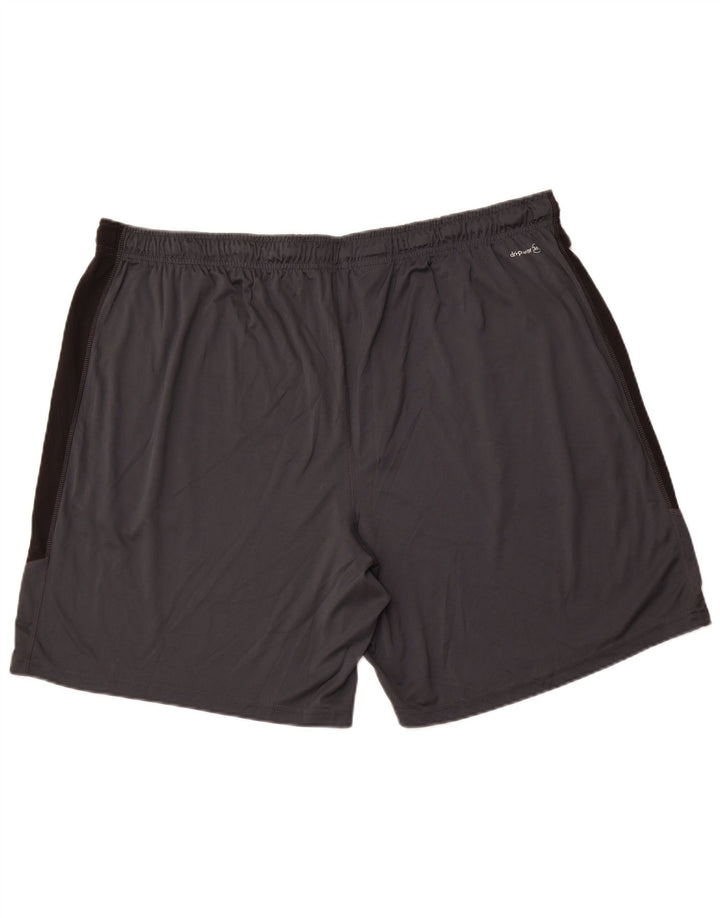 Pantaloni scurți sport Dri-Power pentru bărbați RUSSELL ATHLETIC 3XL, gri, bloc de culoare