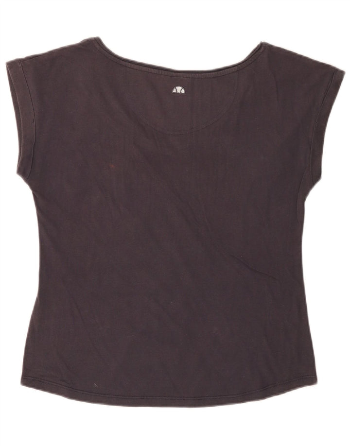 Tricou cu grafic ELLESSE pentru femei Top UK 14 mare bumbac bleumarin