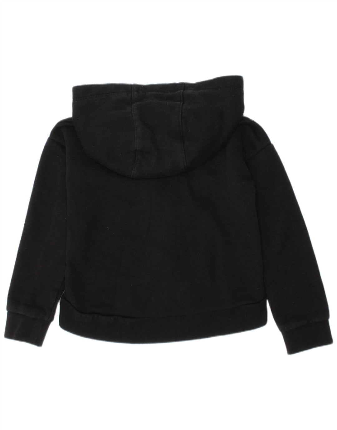 Pulover Nike pentru fete, cu fermoar, 4-5 ani, bumbac negru